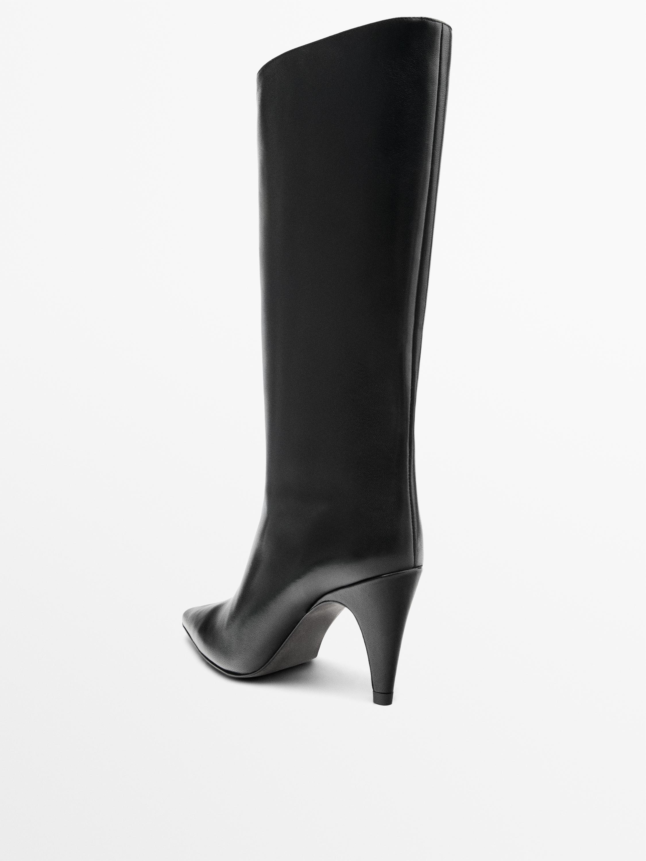 Heeled leather boots - Studio